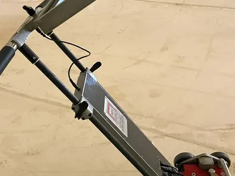 Pit-depth gauge in use during a tank floor assessment