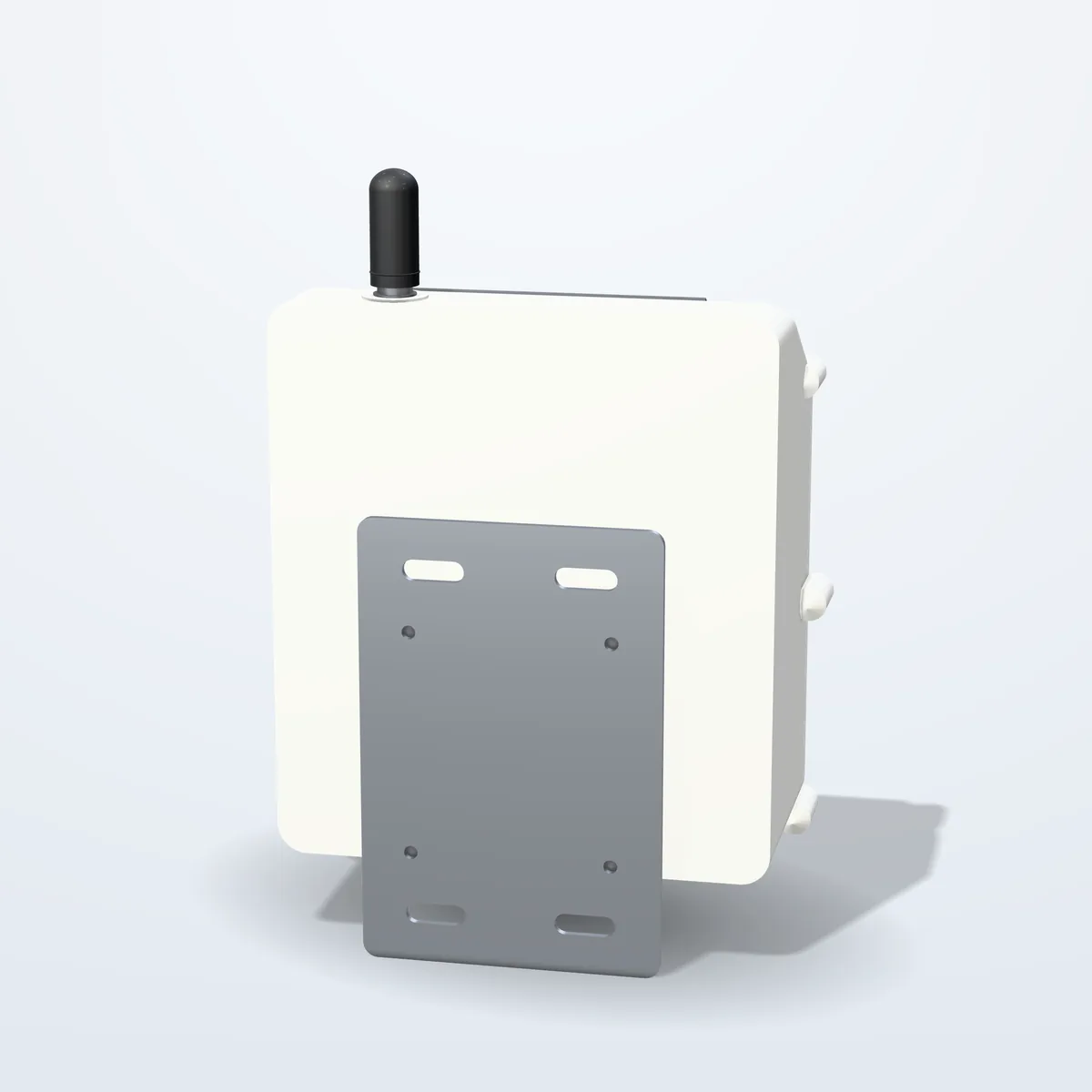 The back of the CI RMU with its slotted mounting plate